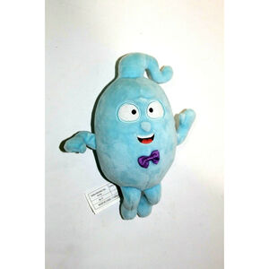 Disney Jr Vampirina Demi the Ghost Beanbag Plush Beanie Stuffed Blue Ghost 7"